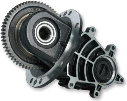 Electric tricycle differential and shifter gearbox
