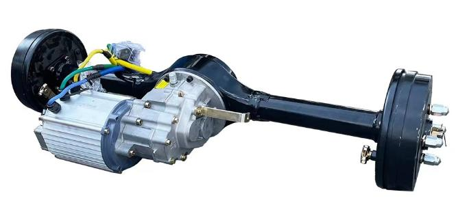 Electric tricycle rear axle gearbox assembly